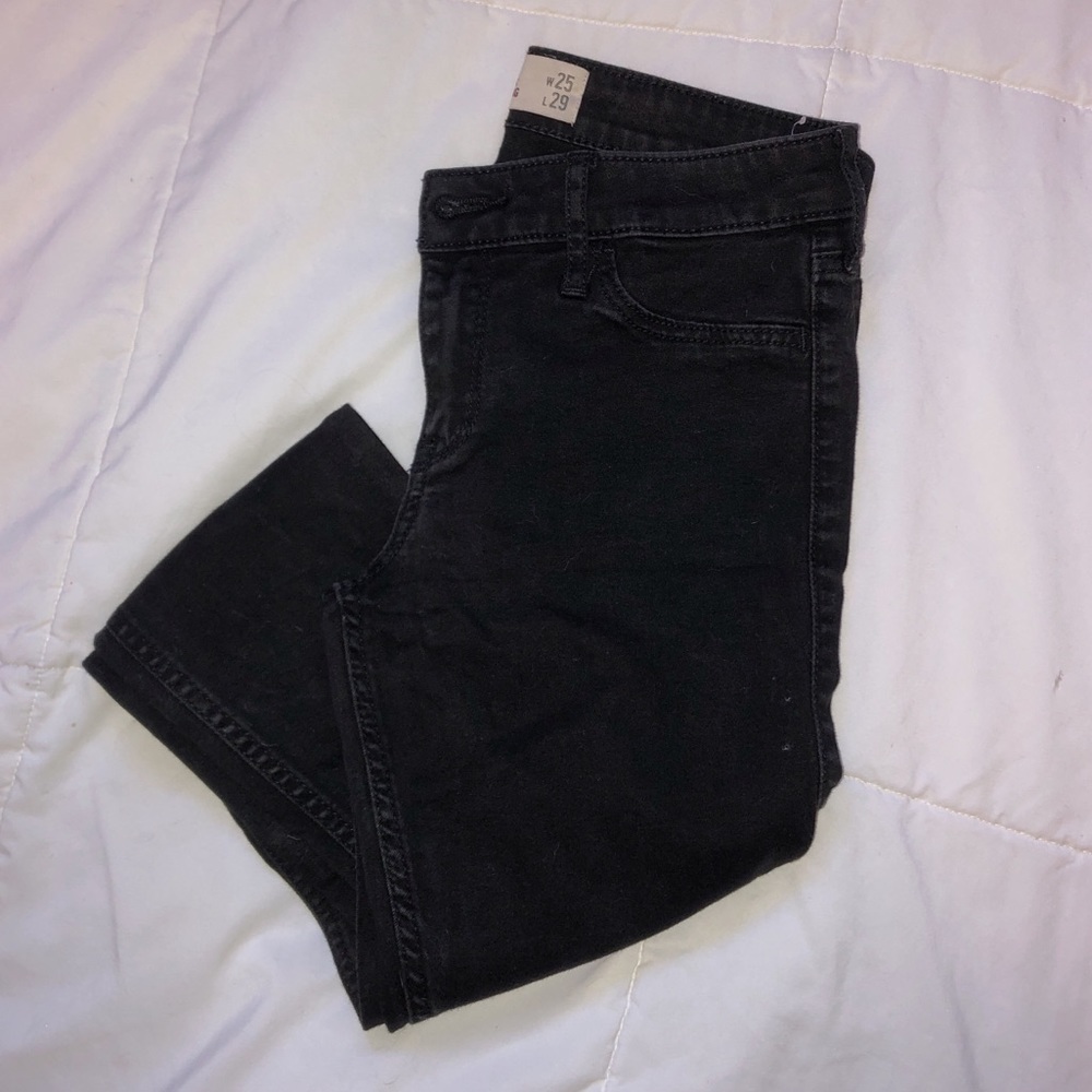 hollister black jeans